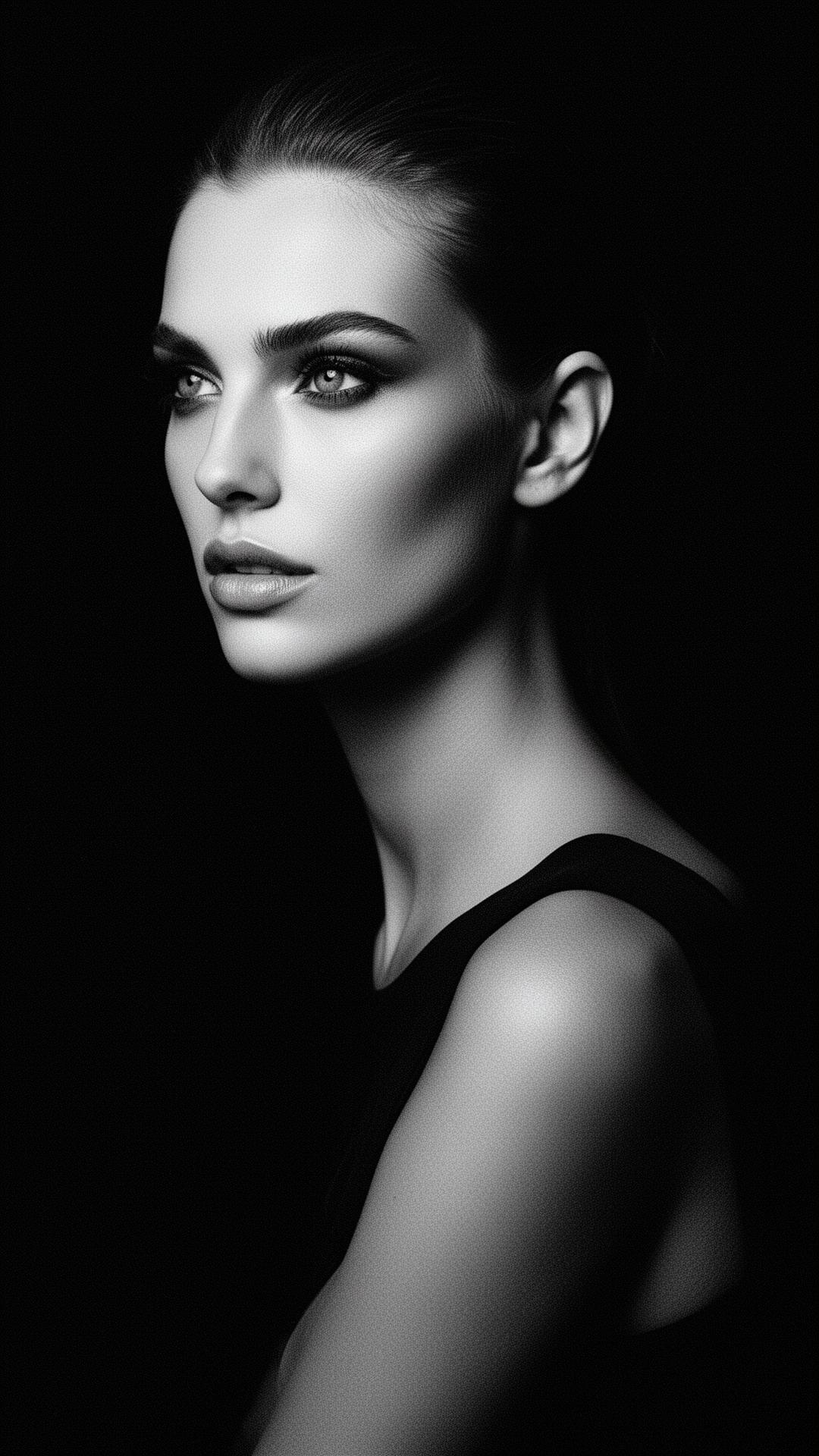 Editorial portrait of a model — VUE platform
